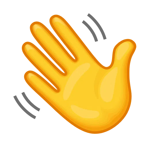 Waving hand